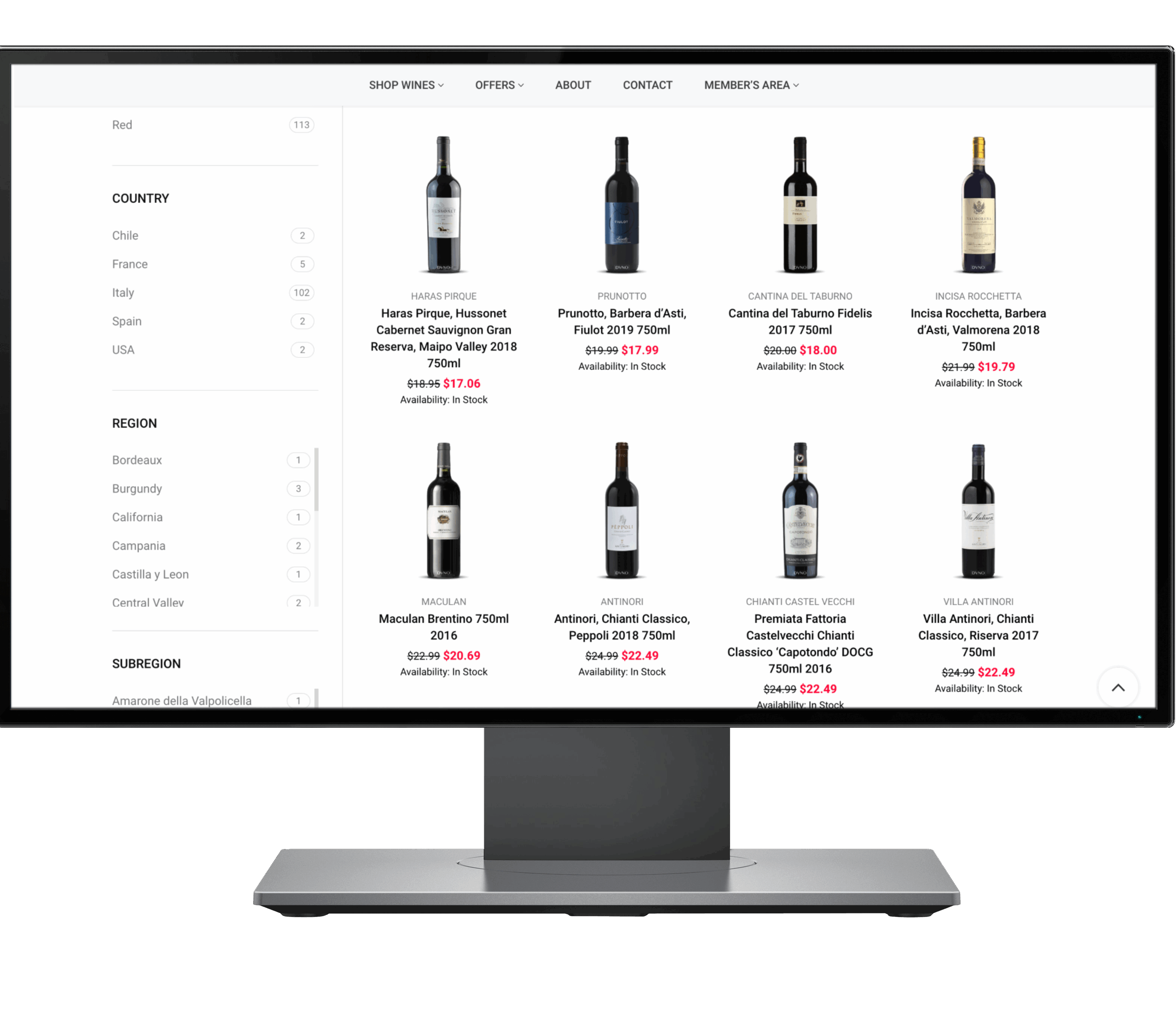 Hub webshop | Wine eCommerce | Wine Hub | Wine Inventory Management Software